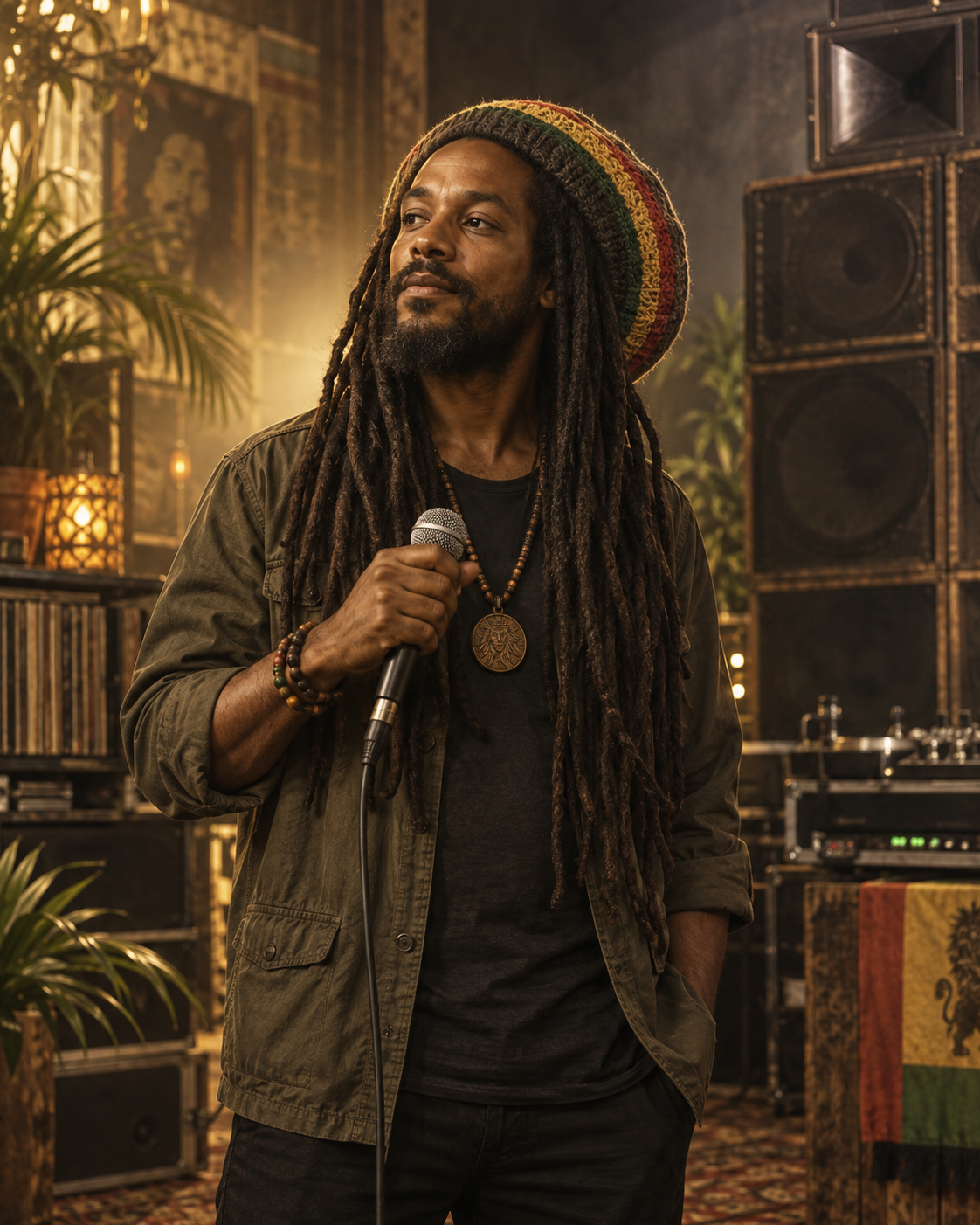 Kingston Prophet dans un univers reggae sound system